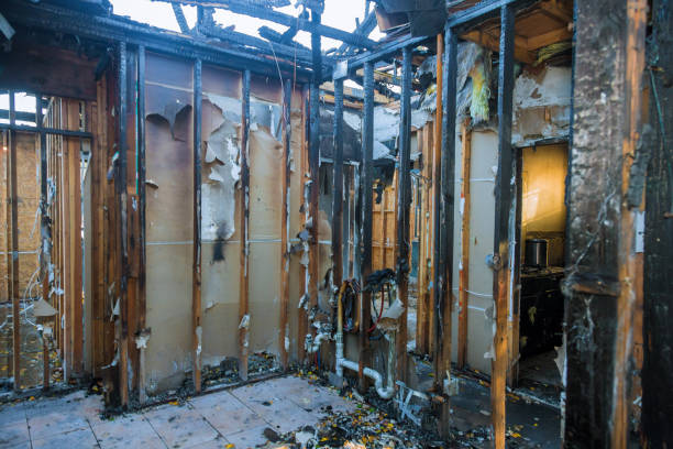 Professional Fire Damage Cleanup technician working in Joint Base Mdl, NJ